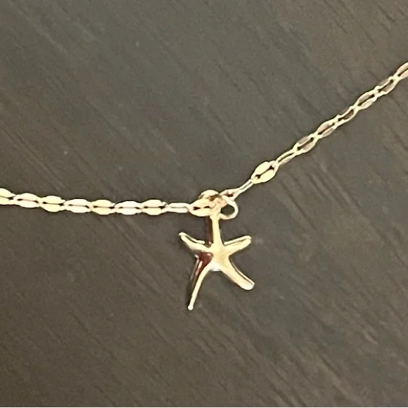 Gold Starfish Anklet/Bracelet - Picture 3 of 4
